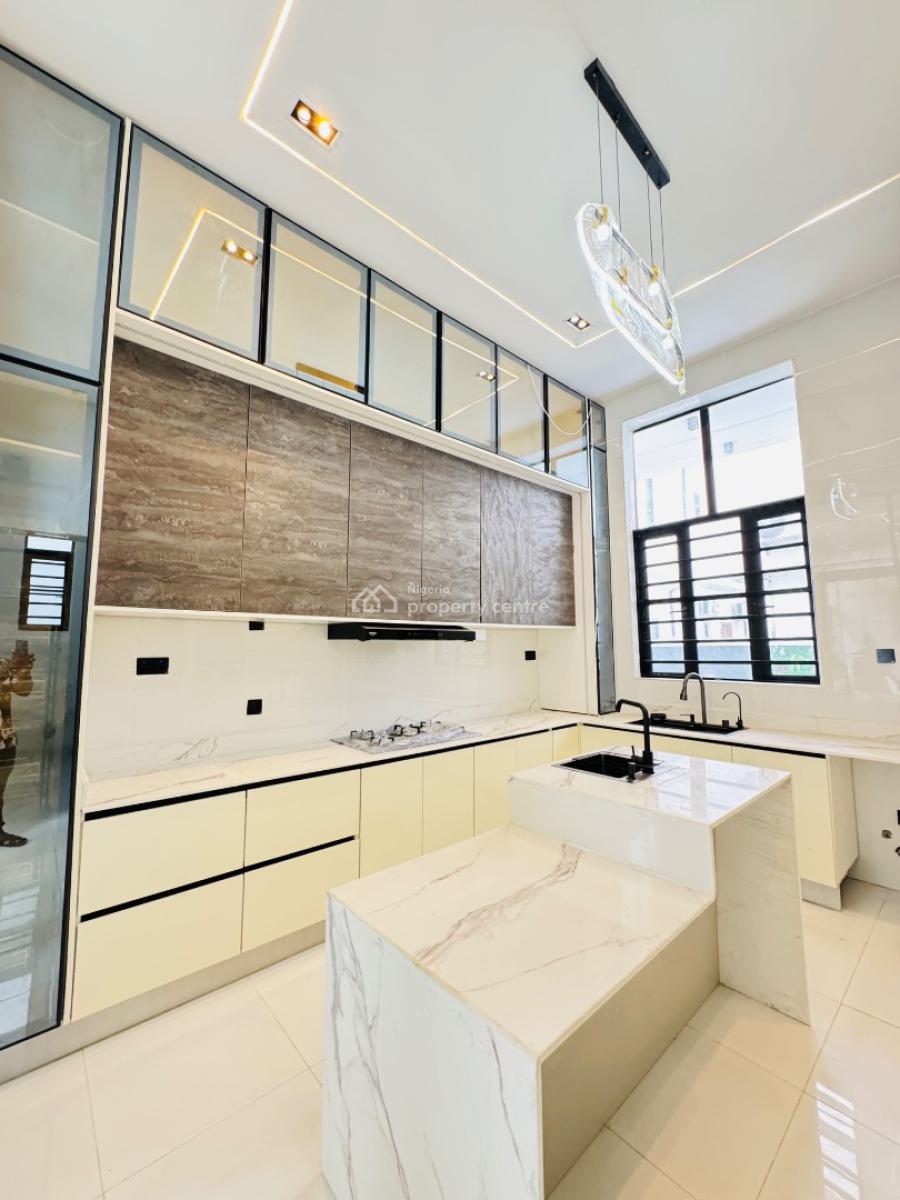 Contemporary 5 Bedroom Detached Duplex + Bq +pool, Chevron, Lekki, Lagos, Detached Duplex for Sale