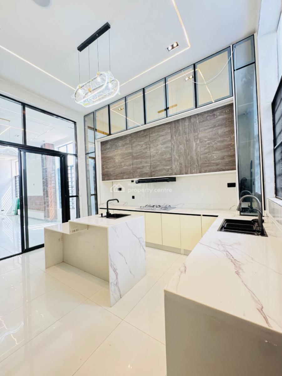 Contemporary 5 Bedroom Detached Duplex + Bq +pool, Chevron, Lekki, Lagos, Detached Duplex for Sale
