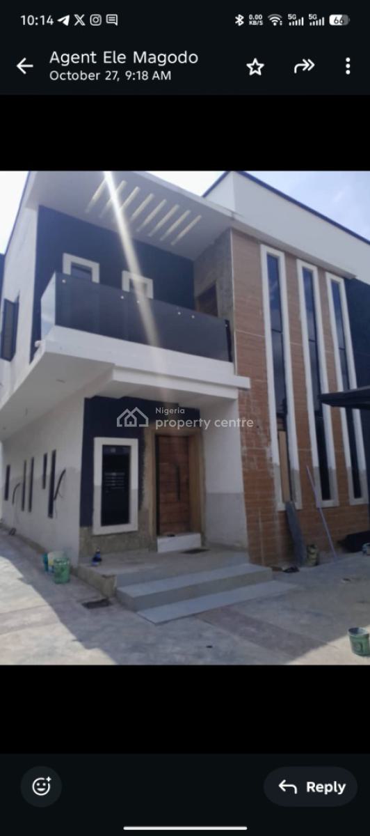 a Fully Detached 4 Bedroom Duplex with a Bq at Magod6, Kunle Ajagbe, Gra Phase 2, Magodo, Lagos, House for Sale