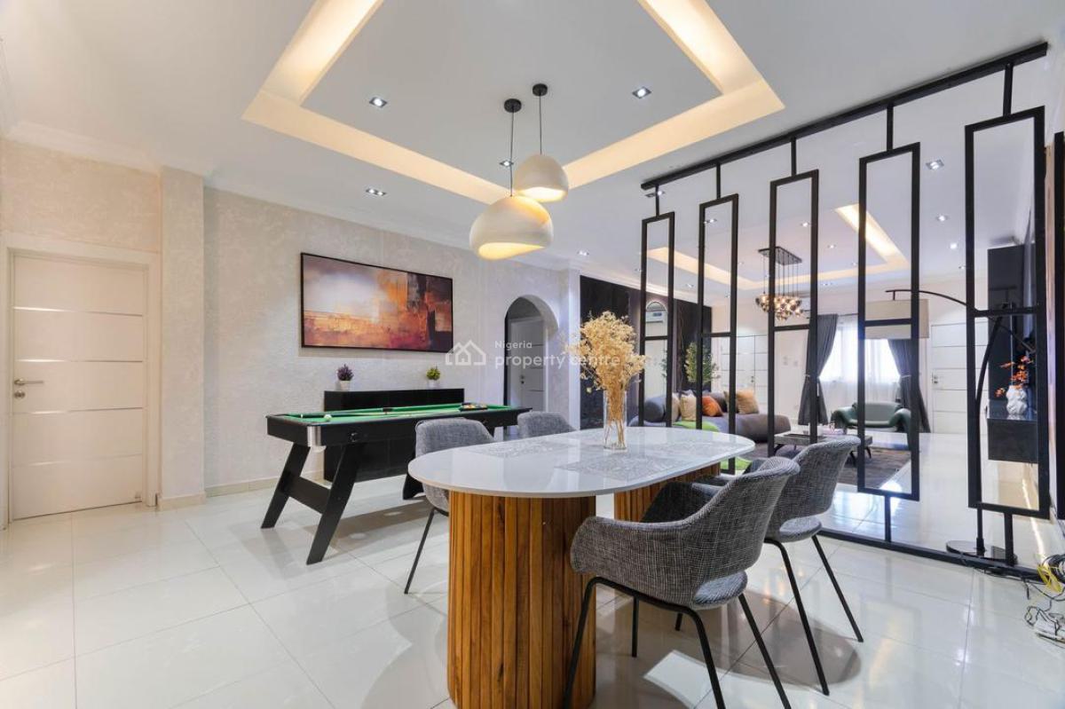 Luxurious 3 Bedroom with Pool, Snooker Board and Ps5, Lekki Phase 1, Lekki, Lagos, Flat / Apartment Short Let