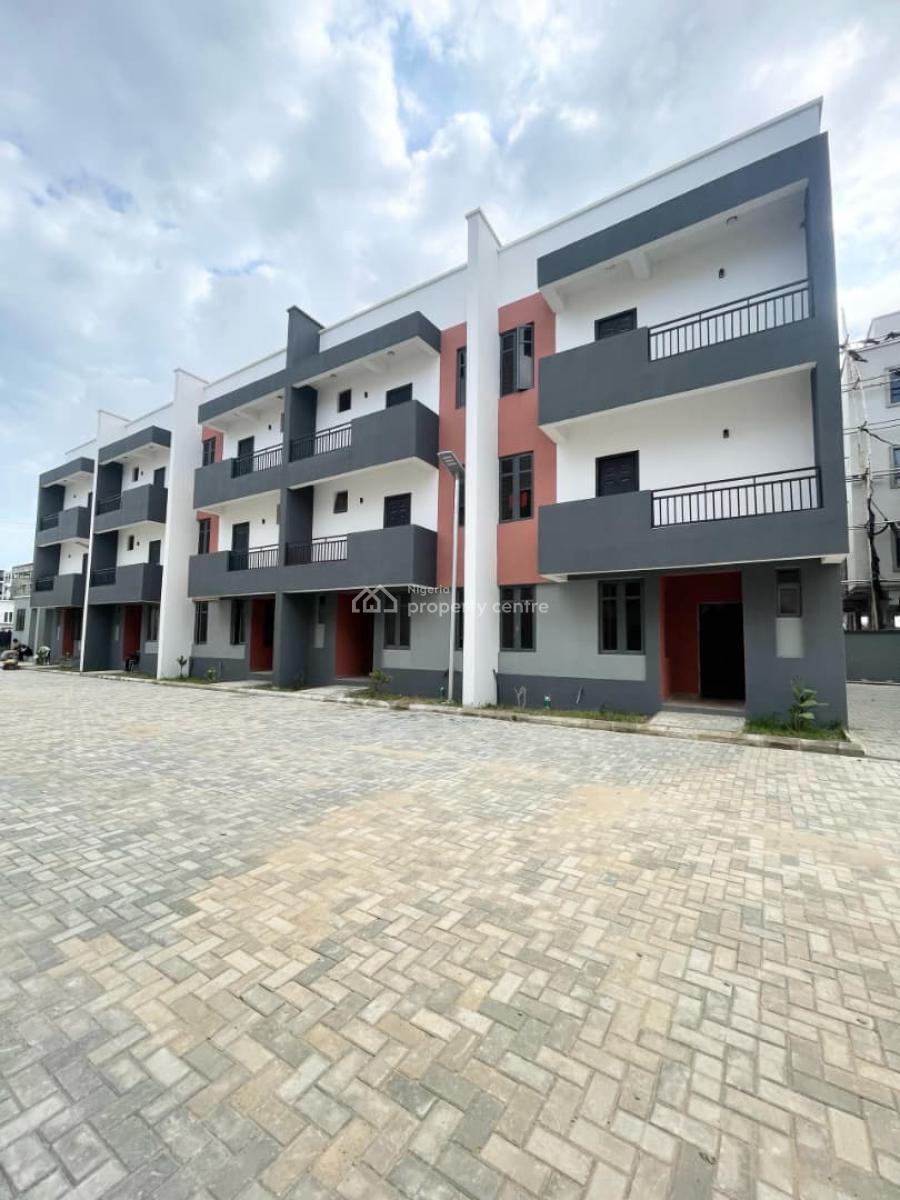 Beautiful 4 Bedroom Terrace Duplex on 2 Floors, Ikate, Lekki, Lagos, Terraced Duplex for Sale