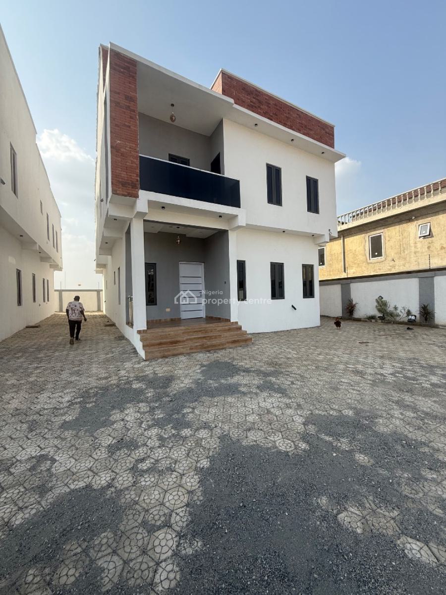 Newly Built N Spacious 4 Bedroom Duplex with 2 Living Rooms and a Room, Guzape, Guzape District, Abuja, Detached Duplex for Sale