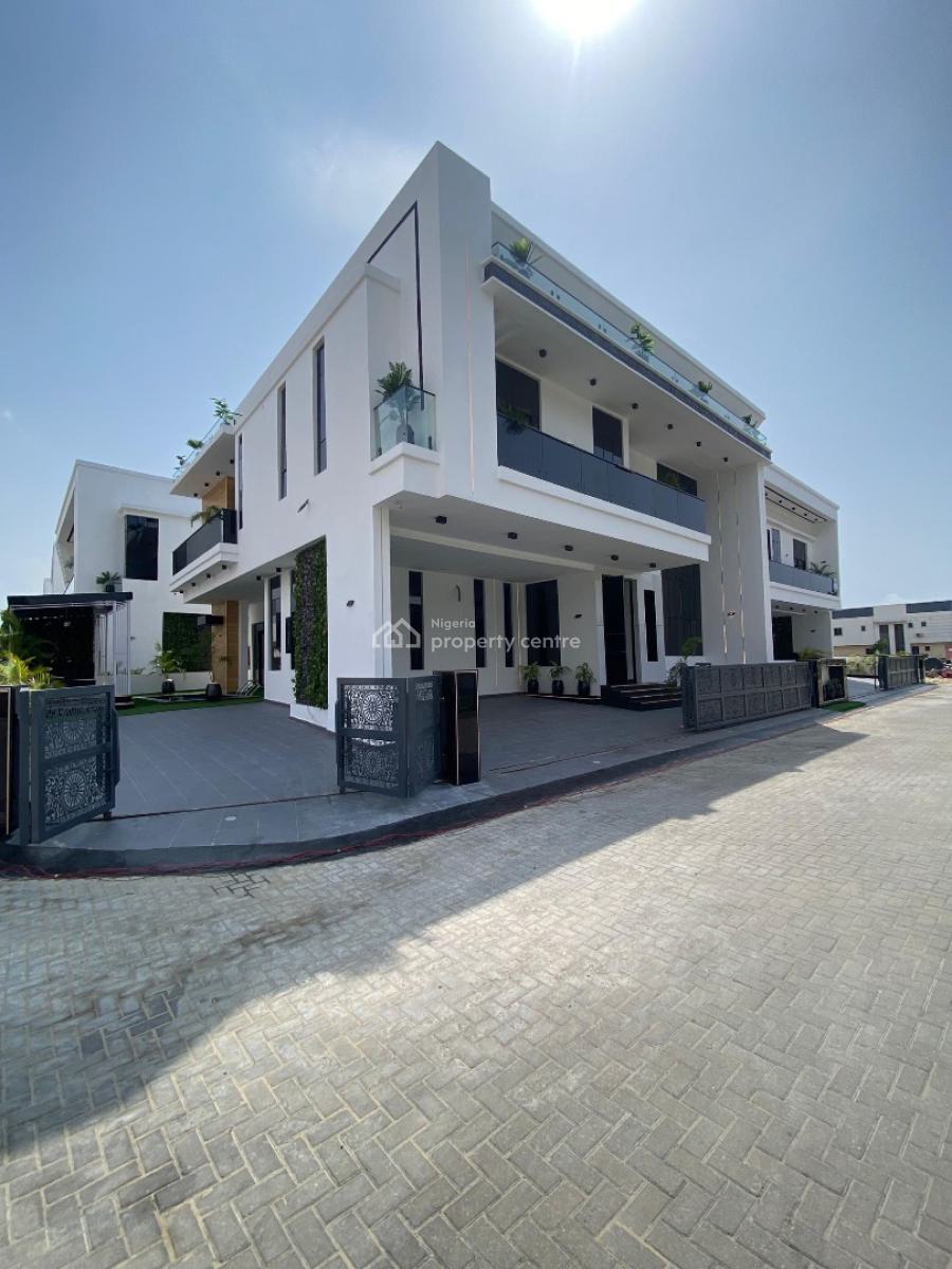 5 Bedroom Contemporary Smart Home with 1 Room Bq, Chevron Toll Gate, Lekki, Lagos, Detached Duplex for Sale