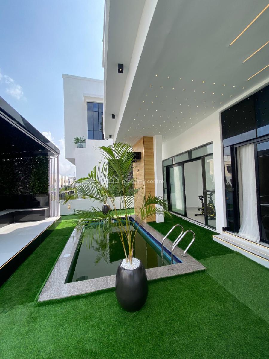 5 Bedroom Contemporary Smart Home with 1 Room Bq, Chevron Toll Gate, Lekki, Lagos, Detached Duplex for Sale