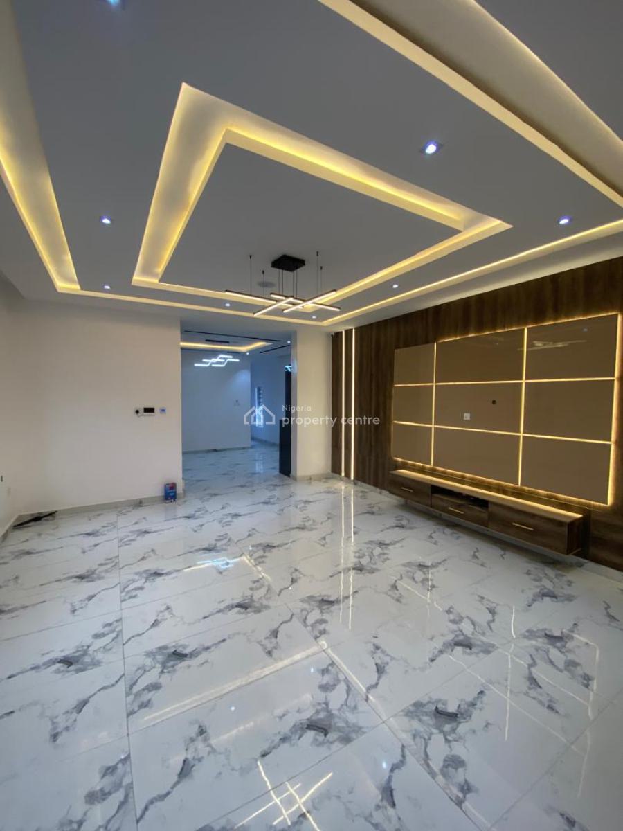Newly Built 5 Bedroom Contemporary Smart Home with 2 Rooms Bq Each, Chevron Lekki, Lekki, Lagos, Detached Duplex for Sale