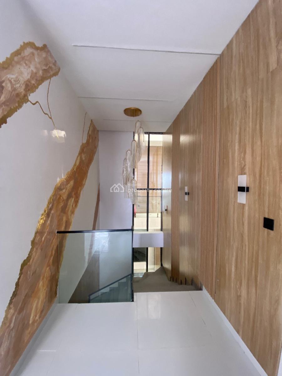 Lovely 5 Bedroom Contemporary Design Duplex with 1 En-suite Maid Room, Gated Estate Lekki Toll Gate, Lekki, Lagos, Detached Duplex for Sale