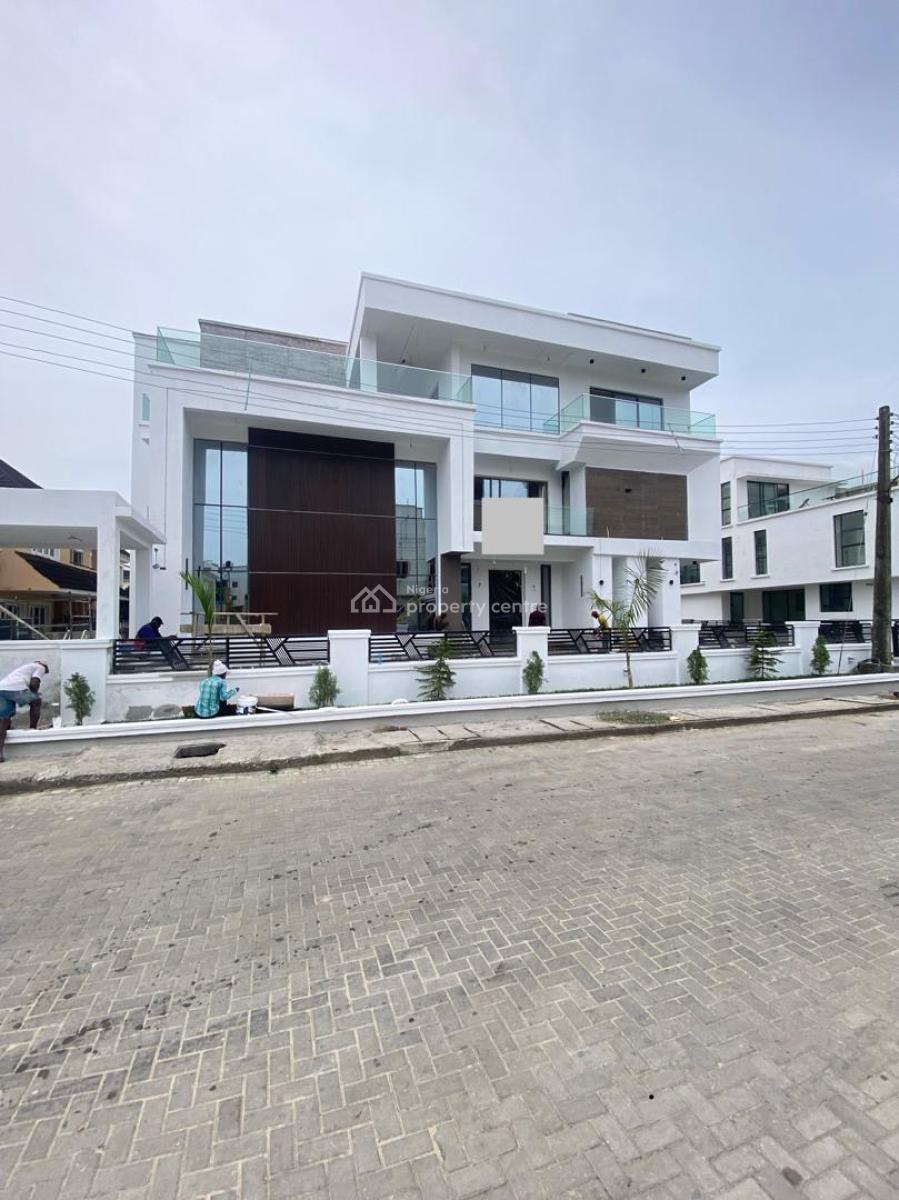 Newly Built 6 Bedroom Contemporary Design Duplex with 1 En-suite Bq, Gated Estate in Osapa London, Lekki, Lagos, Detached Duplex for Sale