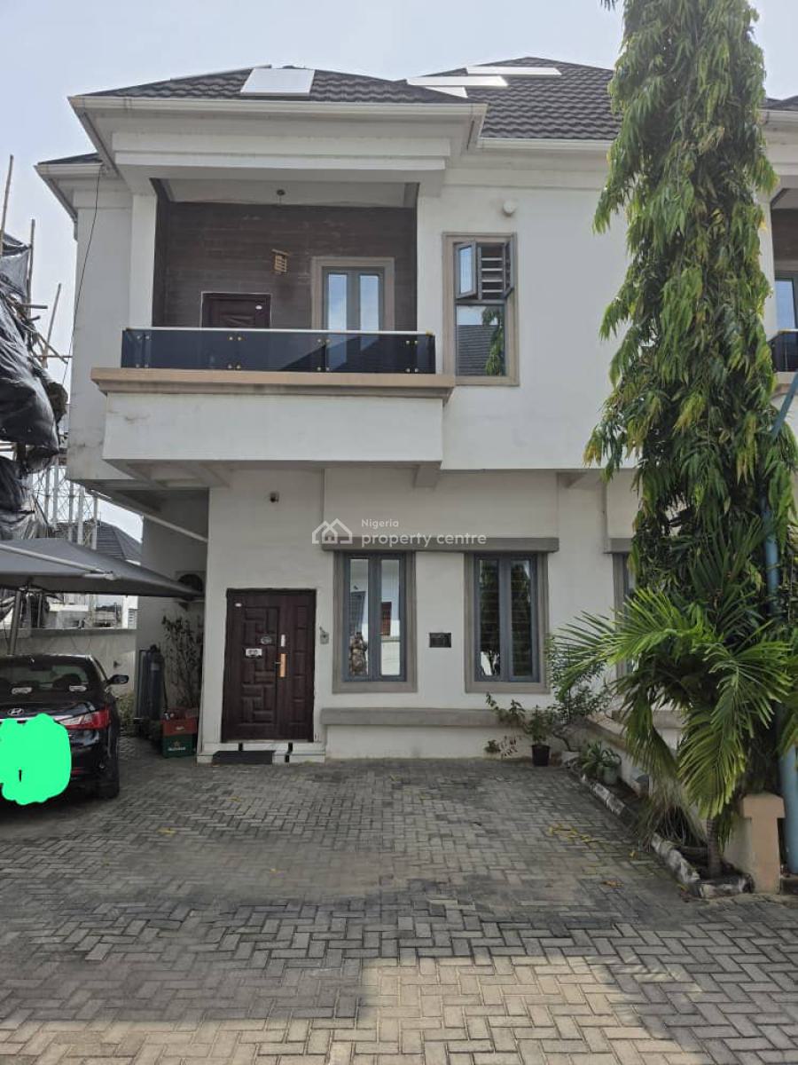 4 Bedroom Semi Detached House with One Room Bq, Ikota Gra, Ikota, Lekki, Lagos, Terraced Duplex for Sale