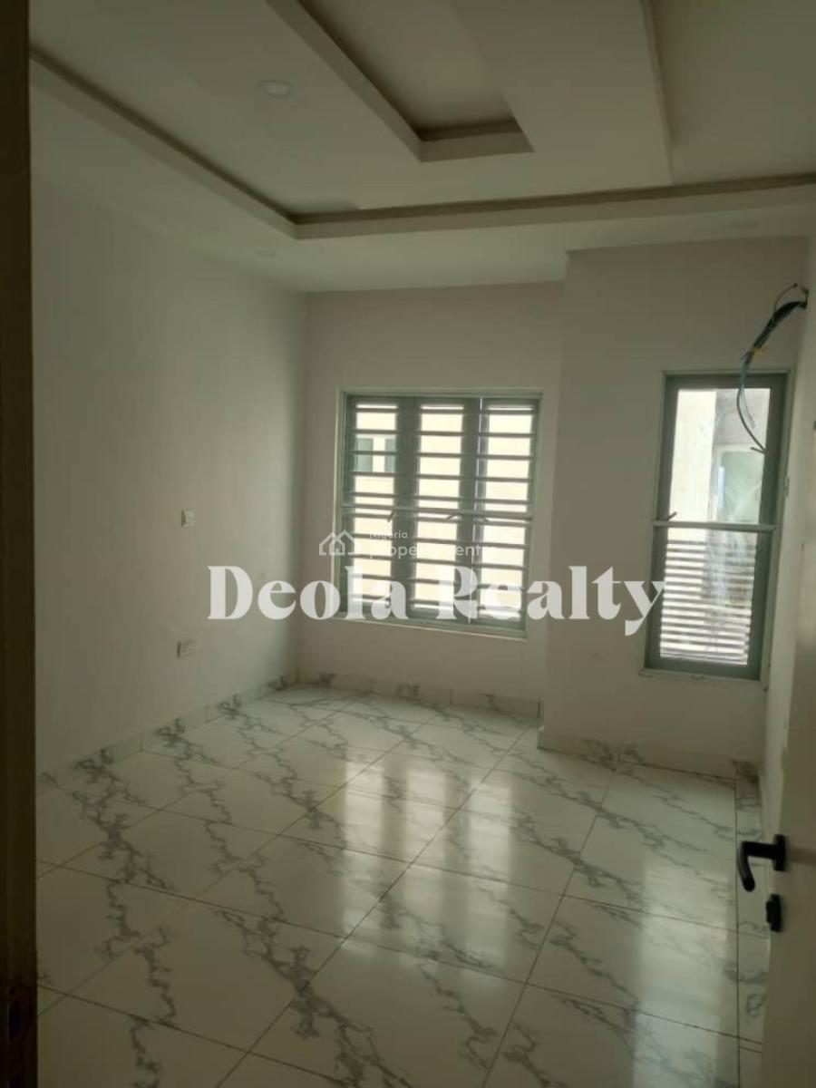 a Luxury Built 4 Bedrooms Terrace Duplex with Bq Fully Serviced, Ikate By Whitesand School, Ikate, Lekki, Lagos, Terraced Duplex for Rent