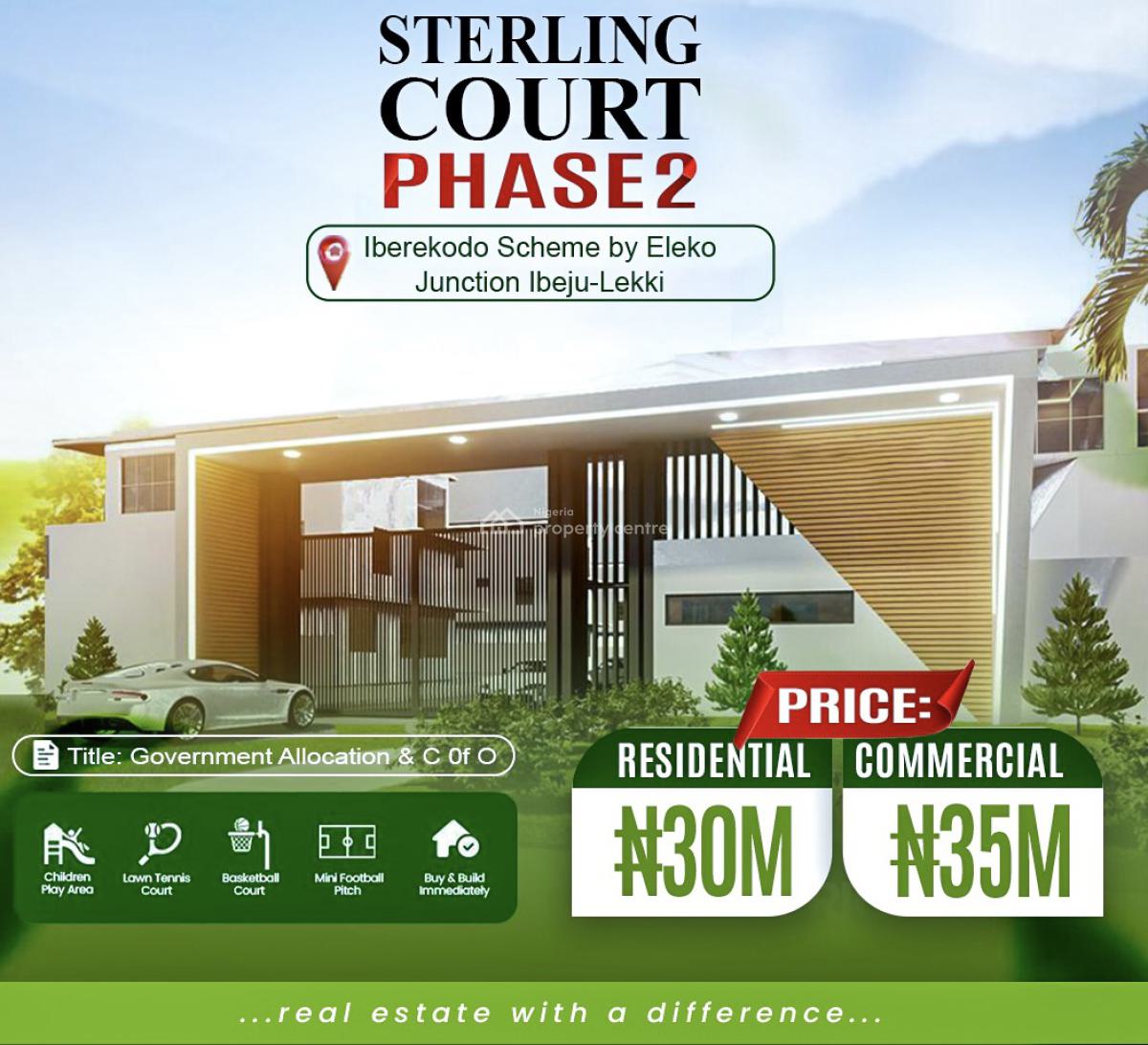 Pre-launch Land with Government Allocation, Elerangbe, Oke Ogun, Ibeju, Lagos, Commercial Property for Sale