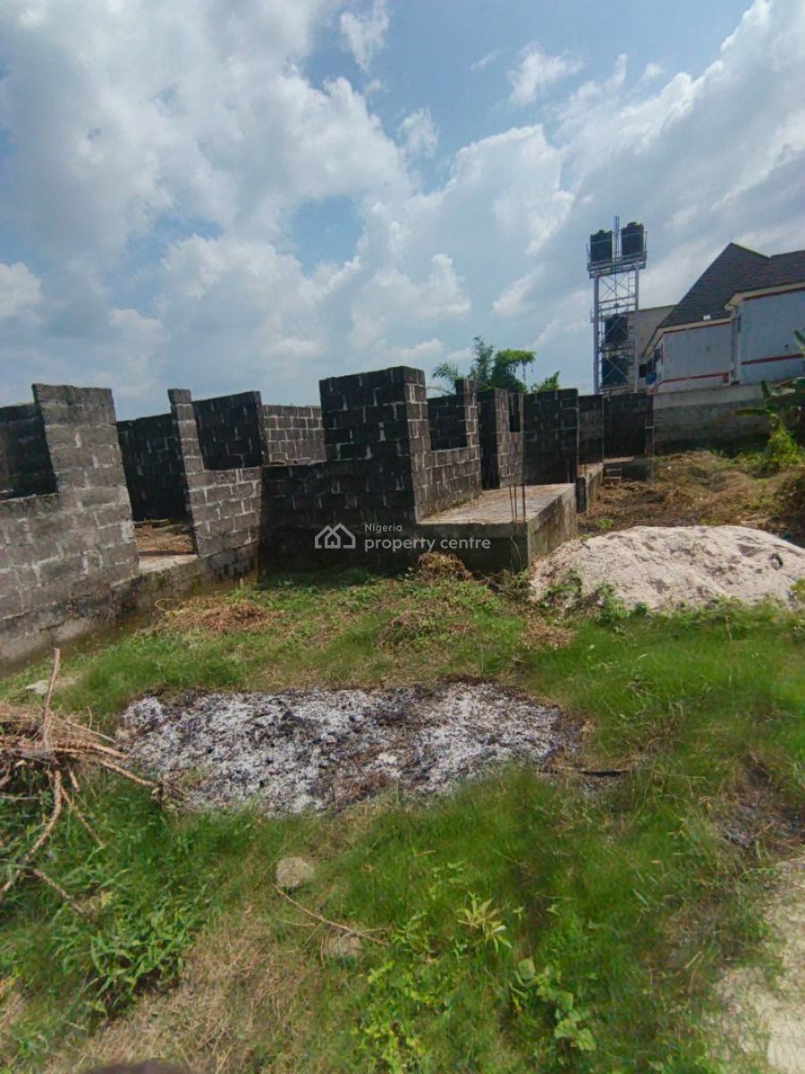 Well Located Uncompleted 4 Units of 2 Bedroom Flats, Rukpoku, Port Harcourt, Rivers, Block of Flats for Sale
