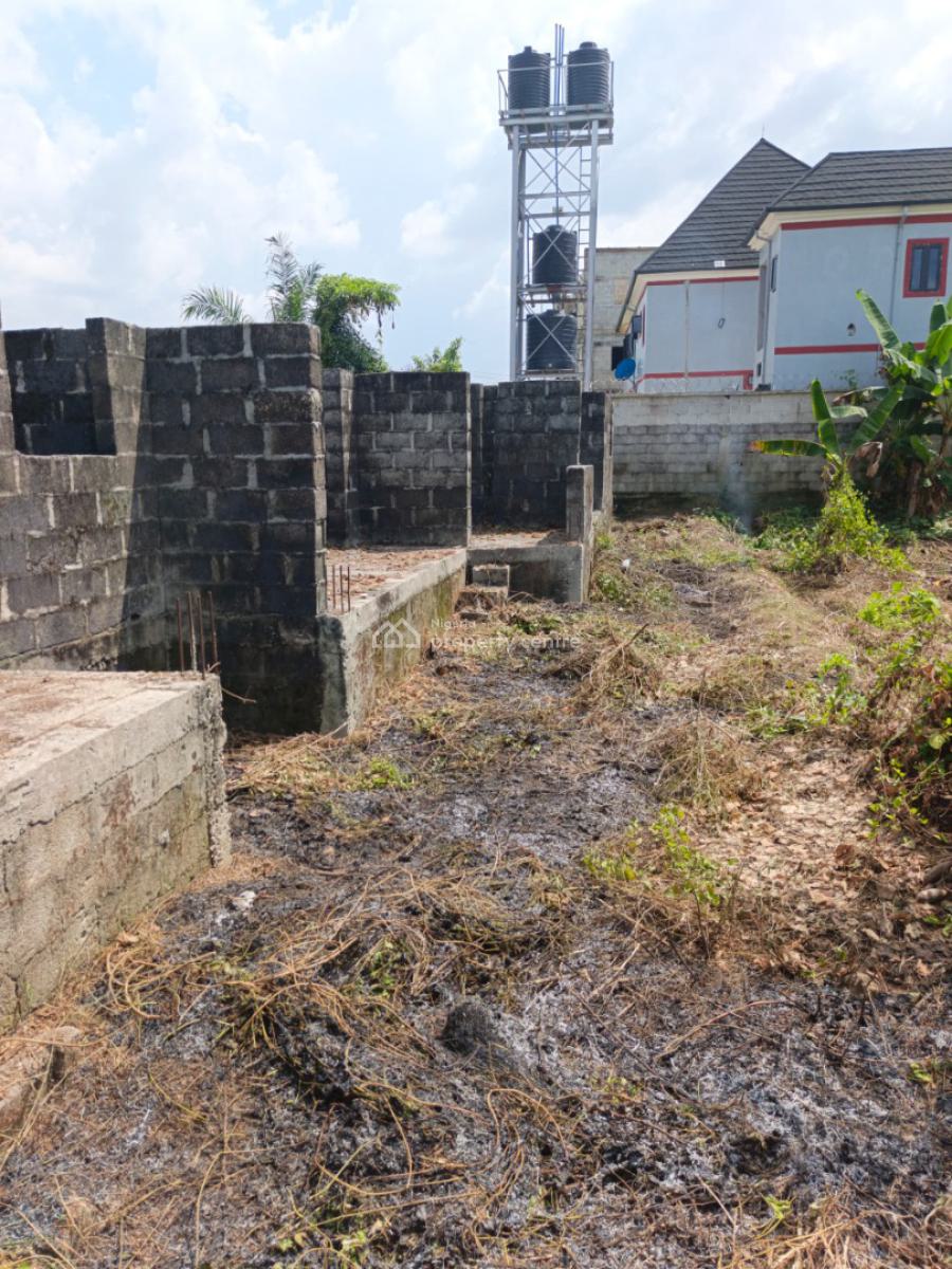 Well Located Uncompleted 4 Units of 2 Bedroom Flats, Rukpoku, Port Harcourt, Rivers, Block of Flats for Sale