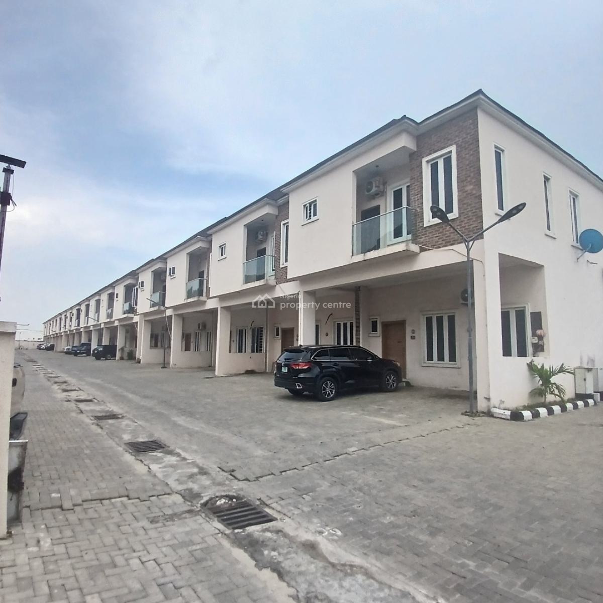 Lovely 3 Bedroom Terrace Duplex with Bq, Chevron Toll Gate, Orchid Road, Lekki, Lagos, Terraced Duplex for Rent