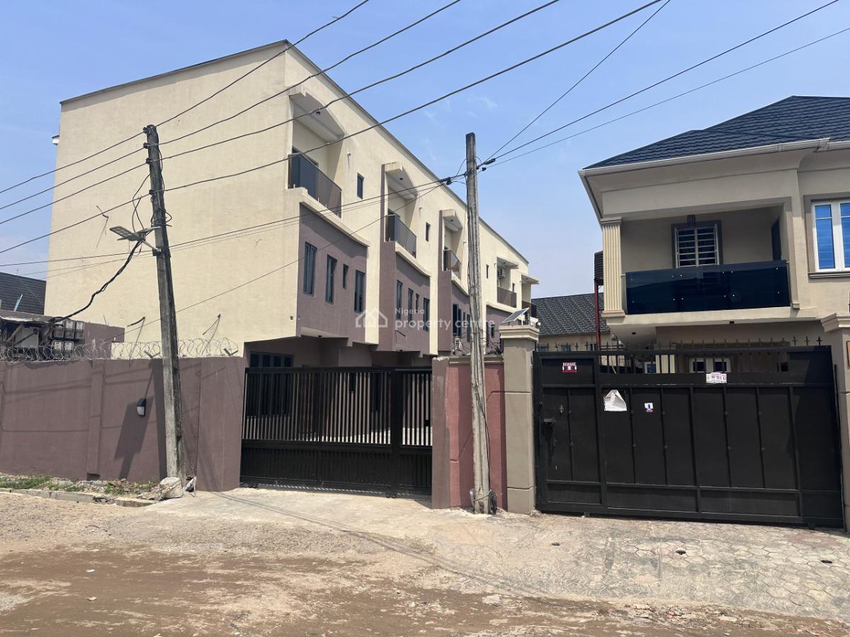 4 Bedroom Terrace with Bq and Fitted Kitchen, Gbagada, Lagos, Terraced Duplex for Sale