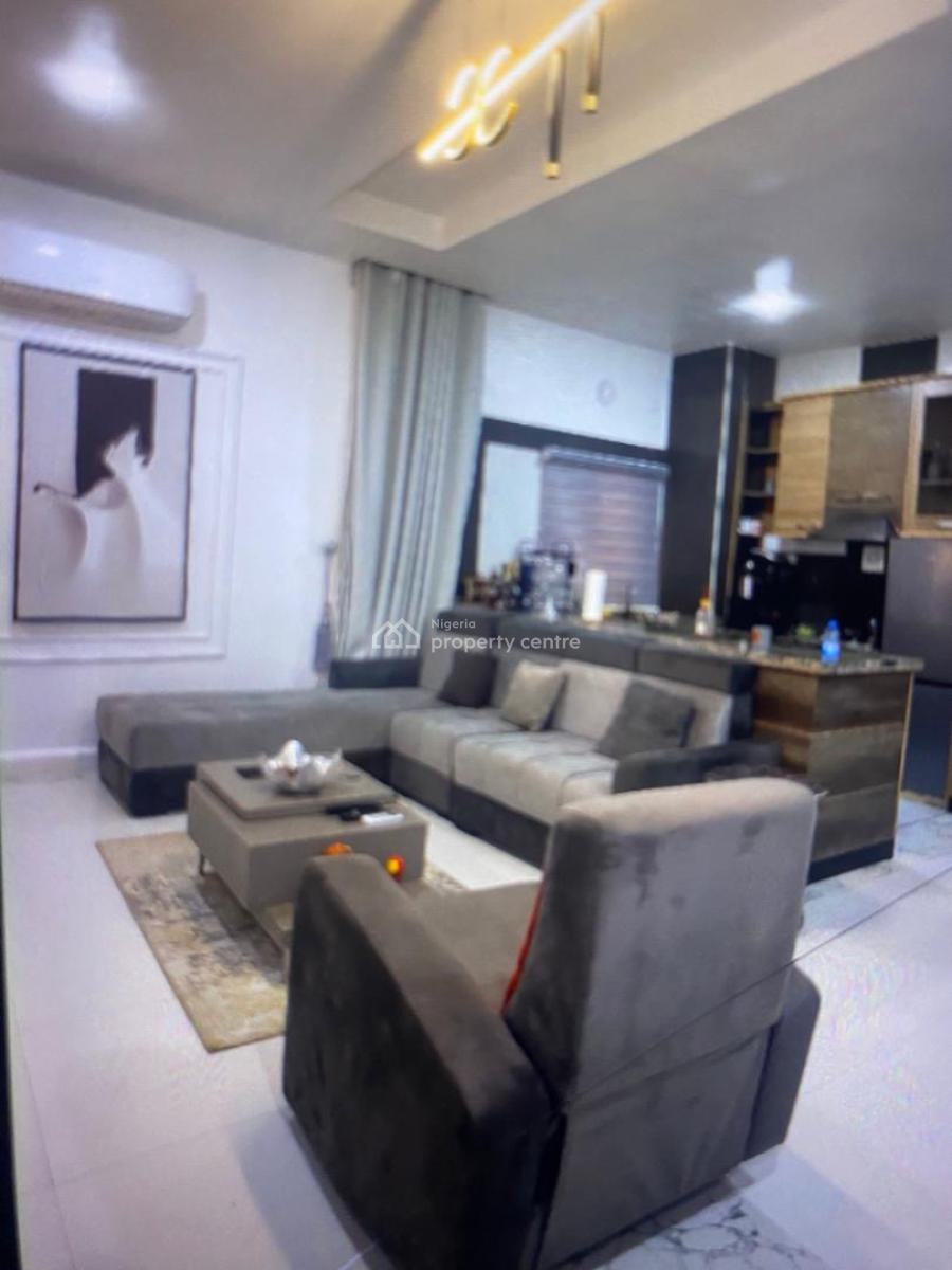 Spaciously Furnished 1 Bedroom with Gym, and Elevator, Katampe Extension, Katampe, Abuja, Mini Flat (room and Parlour) for Rent