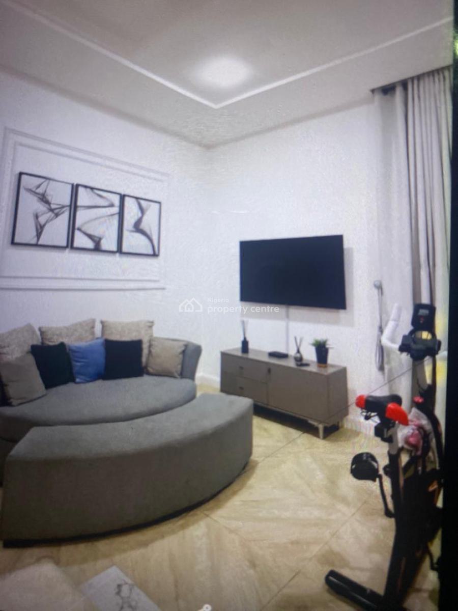 Spaciously Furnished 1 Bedroom with Gym, and Elevator, Katampe Extension, Katampe, Abuja, Mini Flat (room and Parlour) for Rent