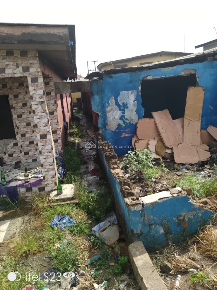 Commercial Land Property with Redevelop Able Structure, Dopemu, Agege, Lagos, Commercial Property for Sale