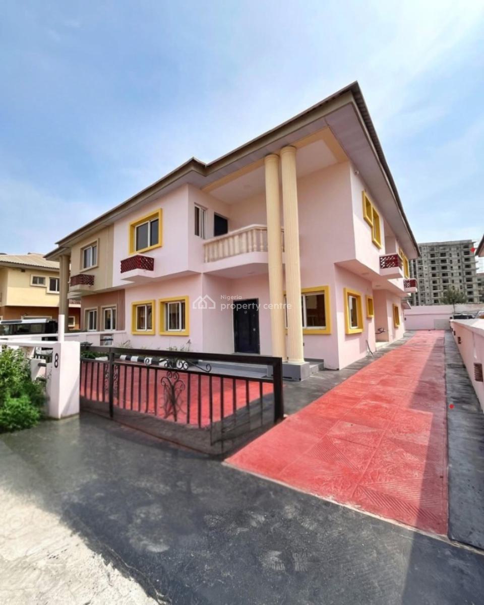 4-bedroom Semi-detached Duplex with Bq, Oniru, Victoria Island (vi), Lagos, Semi-detached Duplex for Rent