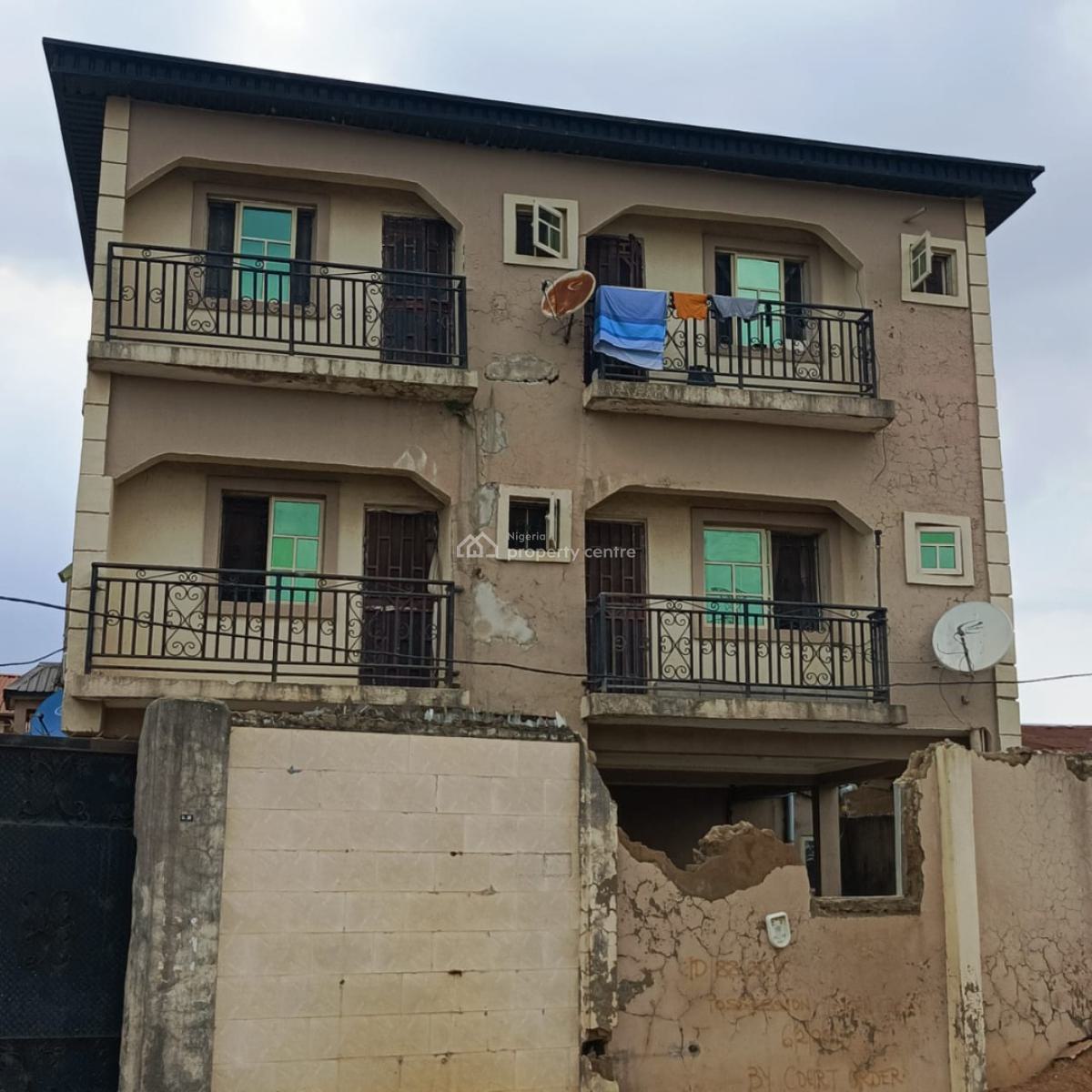 a Well Maintained 2 Building Blocks, Oko Oba, Abule Egba, Agege, Lagos, House for Sale