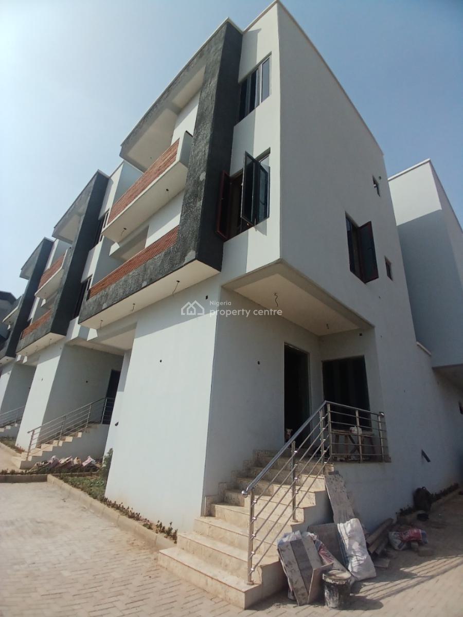 Uncompleted Building, 4 Bedroom Terrace Duplex with 1room Bq, Mabushi Abuja Diplomatic Zone, Mabushi, Abuja, Terraced Duplex for Sale