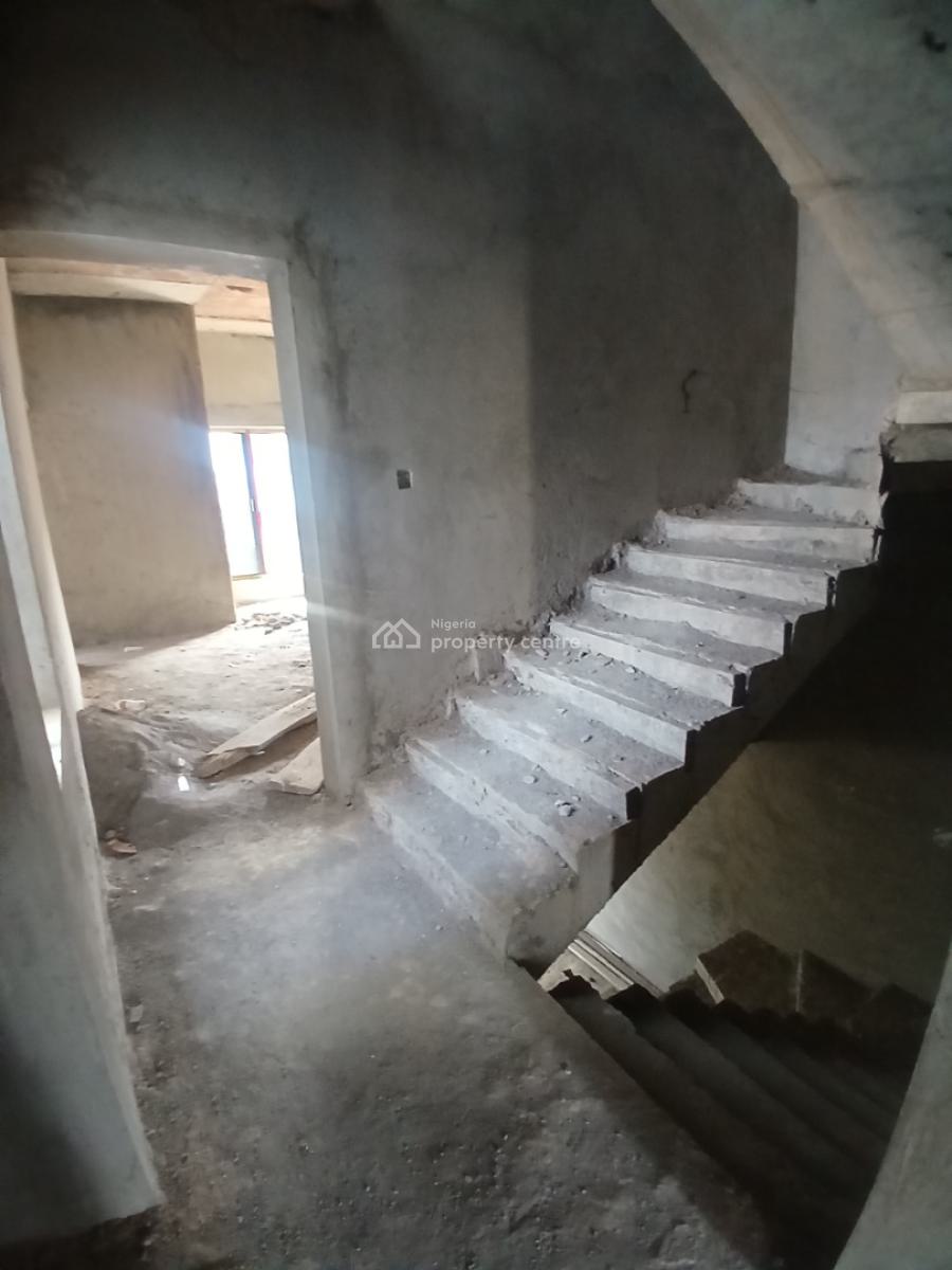 Uncompleted Building, 4 Bedroom Terrace Duplex with 1room Bq, Mabushi Abuja Diplomatic Zone, Mabushi, Abuja, Terraced Duplex for Sale