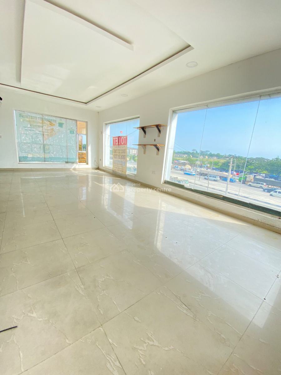 Office Space/shop Upstairs Facing Express, Sangotedo, Ajah, Lagos, Office Space for Rent
