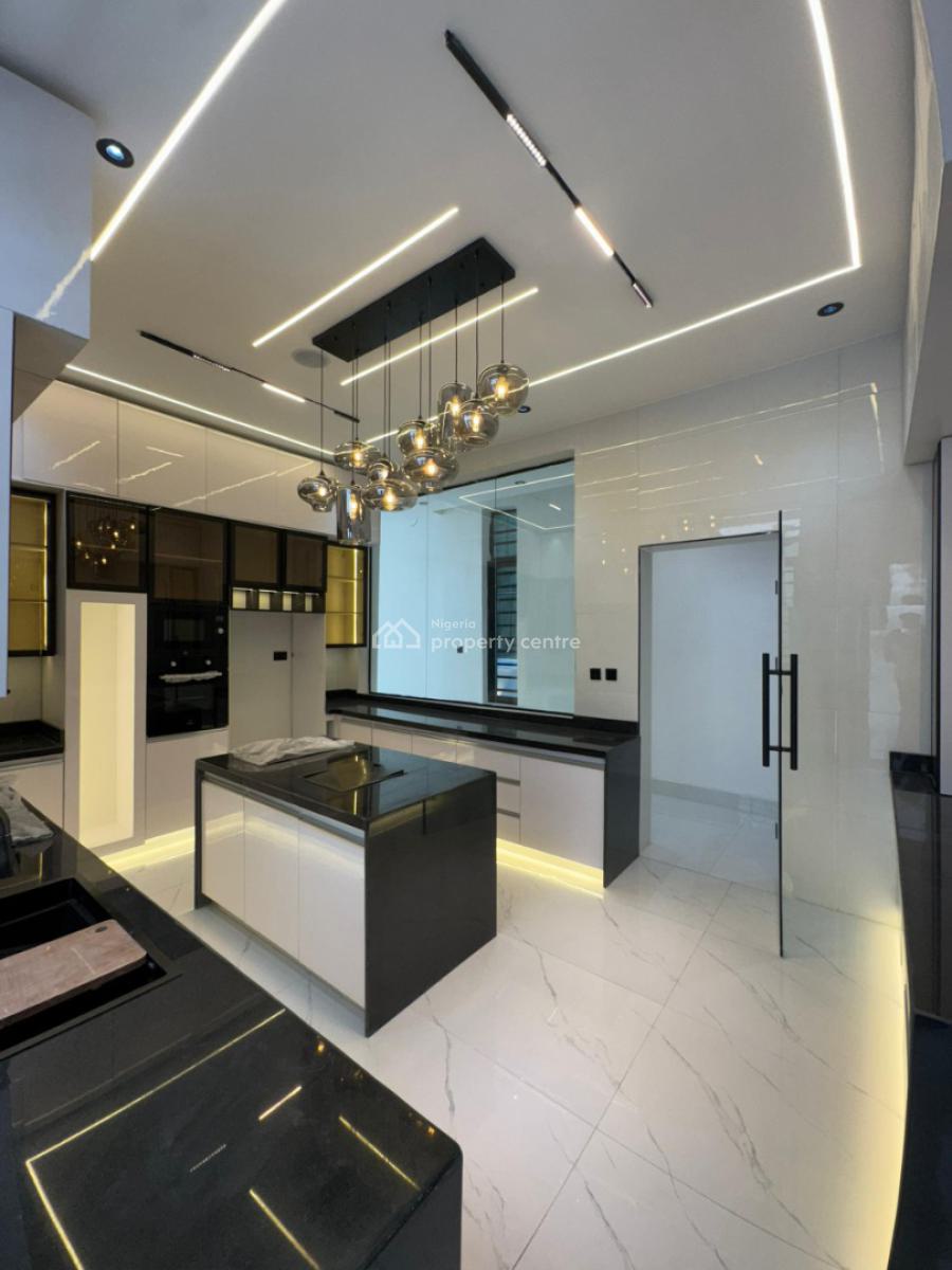 5-bedroom Duplex with a Rooftop Terrace, Gym House, Kitchenette, Chevron Toll Gate, Lekki Phase 2, Lekki, Lagos, Detached Duplex for Sale