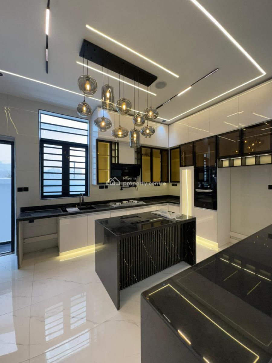 5-bedroom Duplex with a Rooftop Terrace, Gym House, Kitchenette, Chevron Toll Gate, Lekki Phase 2, Lekki, Lagos, Detached Duplex for Sale