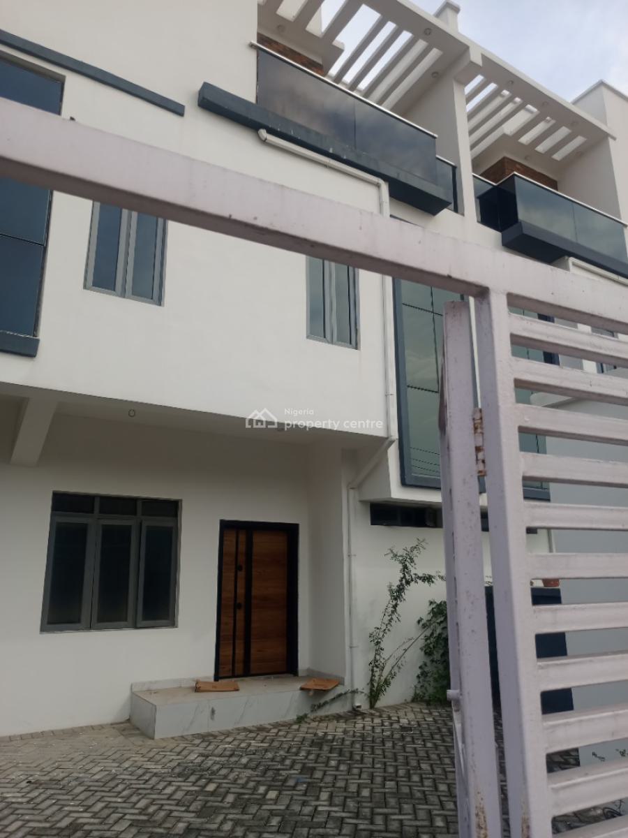 Brand New 4bedroom Semi Detached Duplex with Bq at Igboefon., Engr Murphy Adetoro Street, Alpha Beach Road, Atlantic View Estate, Igbo Efon, Lekki, Lagos, Semi-detached Duplex for Rent