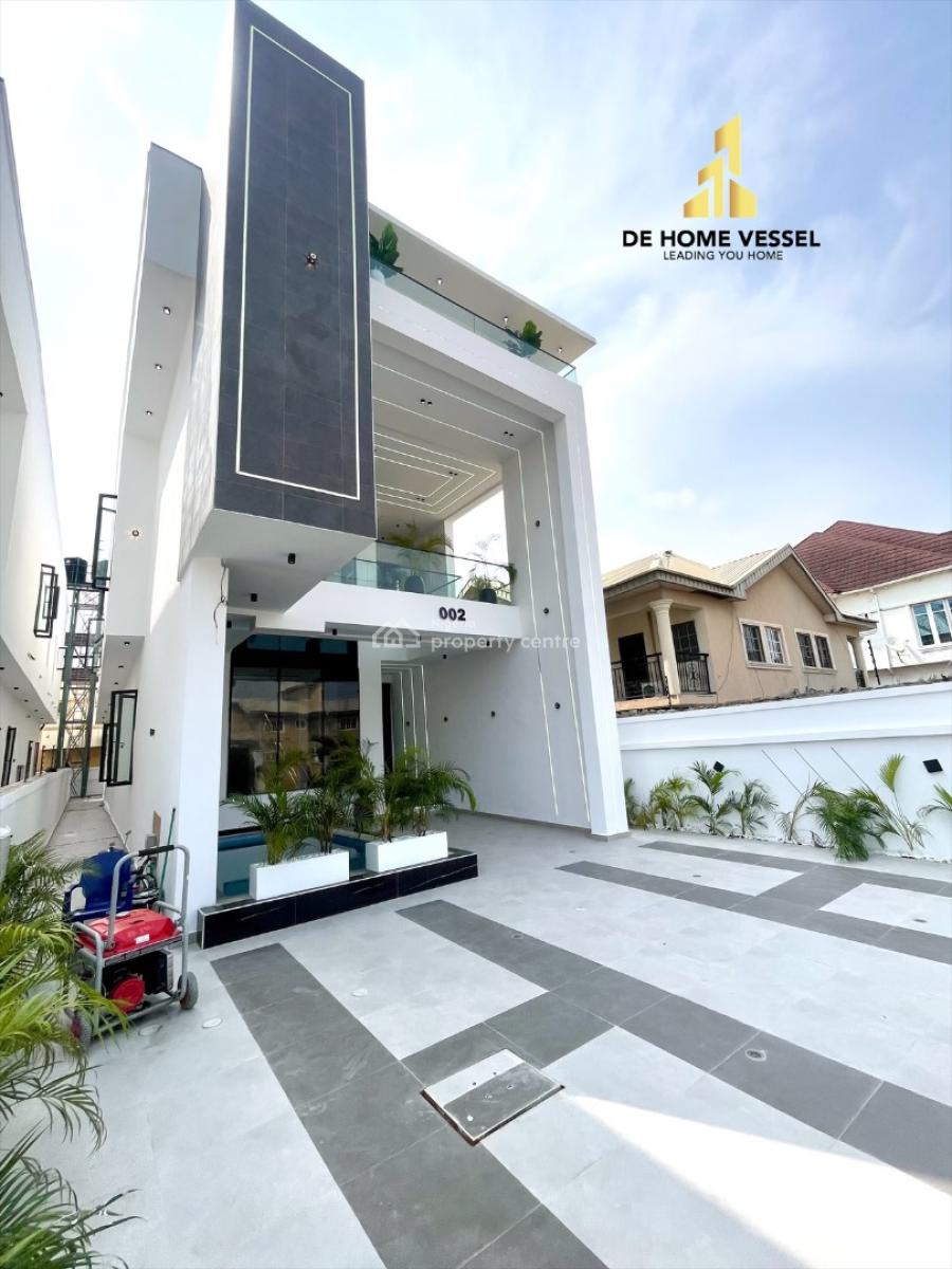 Outstanding Luxury 5 Bed Fully Detached Duplex with Gym, Rooftop Terra, Ikota, Lekki, Lekki, Lagos, Detached Duplex for Sale