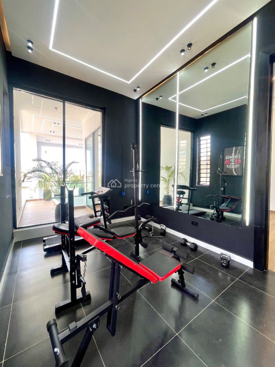 Outstanding Luxury 5 Bed Fully Detached Duplex with Gym, Rooftop Terra, Ikota, Lekki, Lekki, Lagos, Detached Duplex for Sale