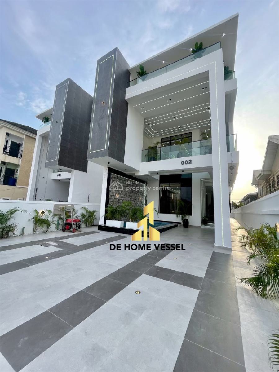 Outstanding Luxury 5 Bedroom Detached Duplex with Gym, Rooftop Terrace, Ikota, Lekki, Lagos, Detached Duplex for Sale