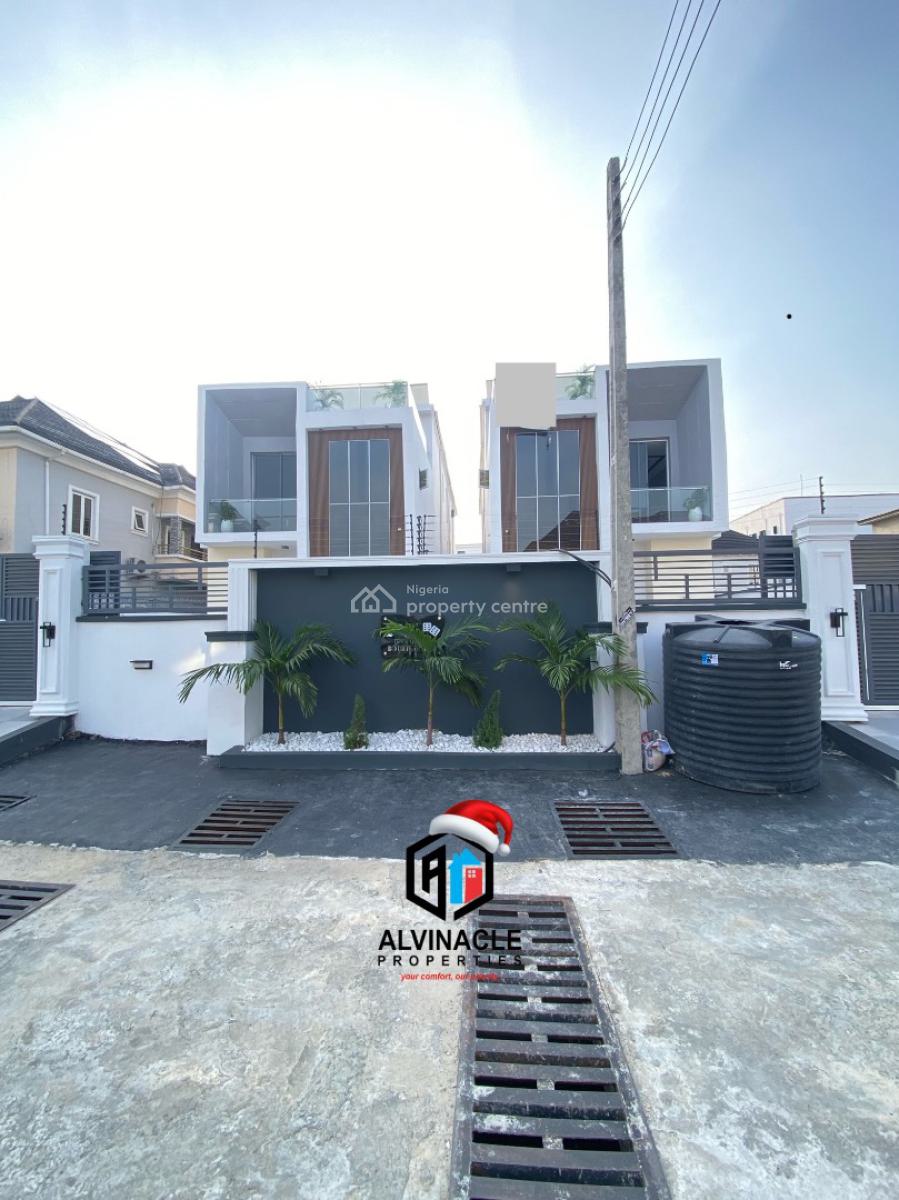 Newly Built 5 Bedroom Contemporary Smart Duplex, Chevron, Lekki, Lagos, Detached Duplex for Sale