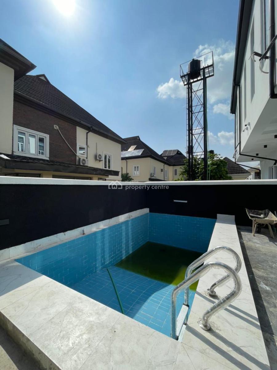 Spacious 5 Bedrooms Fully Detached Duplex with Swimming Pool, Bq, Ikota, Lekki, Lagos, Detached Duplex for Sale