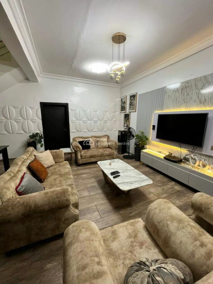 3 Bedroom Terrace Duplex with Bq, Swimming Pool, Gym, 24hrs Security, Etc., Lekki Gardens Horizon 3 Estate, By Lbs, After Abraham Adesanya, Ajah, Lagos, Terraced Duplex for Rent