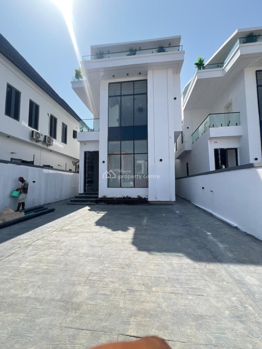 Luxury 5-bedroom Fully Detached Home with Bq, Pool & Office Space, Ikota, Lekki, Lagos, Detached Duplex for Sale