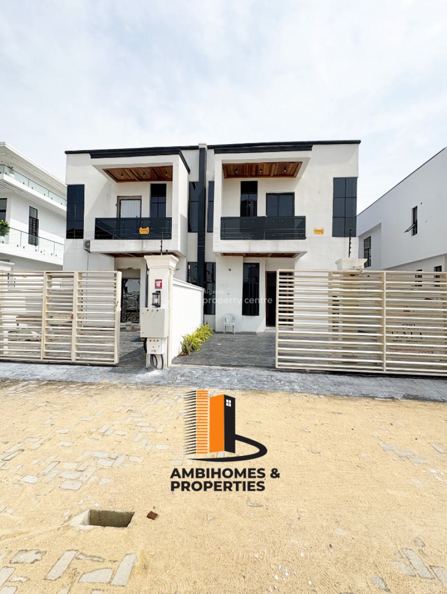 4 Bedroom Semi Detached Duplex with Bq, Chevron, Lekki, Lagos, Semi-detached Duplex for Sale