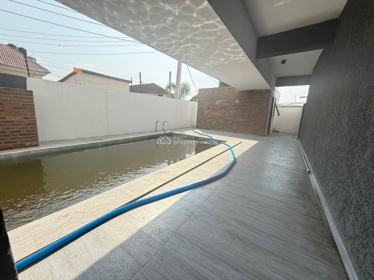 Automated 4 Bedroom Terrace Duplex with Bq, Pool and Gym, Lekki Phase 1, Lekki, Lagos, Terraced Duplex for Rent
