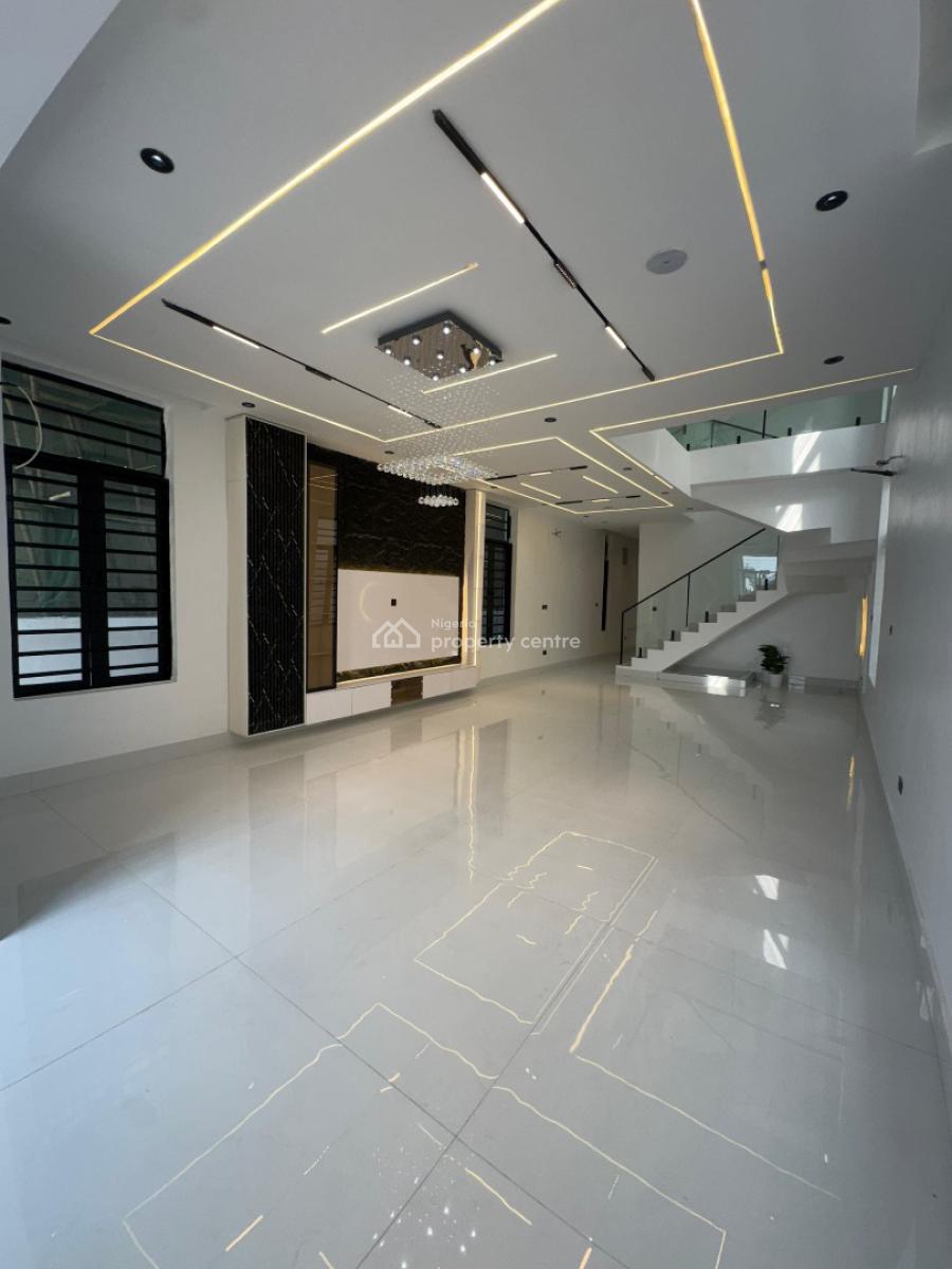 Outstanding 5 Bedroom Fully Detached Duplex with a Cinema,pool, Chevron Toll Gate, Lekki, Lagos, Detached Duplex for Sale
