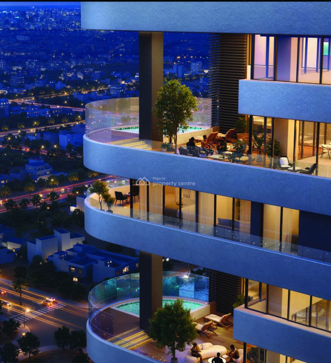 The Pink Star --- Iconic Oceanfront Residences & Investment High-rise, Eko Atlantic City, Lagos, Flat / Apartment for Sale