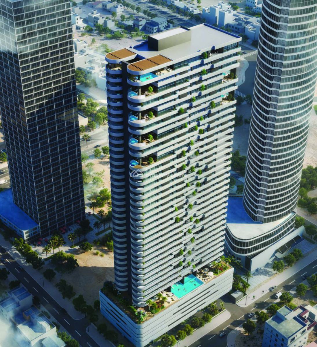 The Pink Star --- Iconic Oceanfront Residences & Investment High-rise, Eko Atlantic City, Lagos, Flat / Apartment for Sale