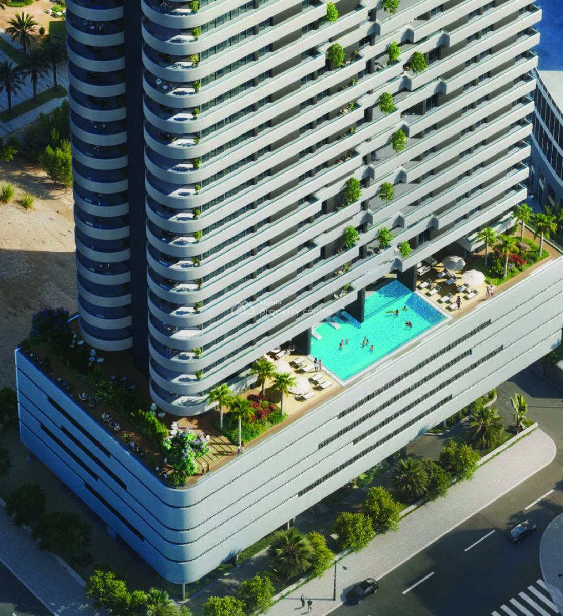 The Pink Star --- Iconic Oceanfront Residences & Investment High-rise, Eko Atlantic City, Lagos, Flat / Apartment for Sale