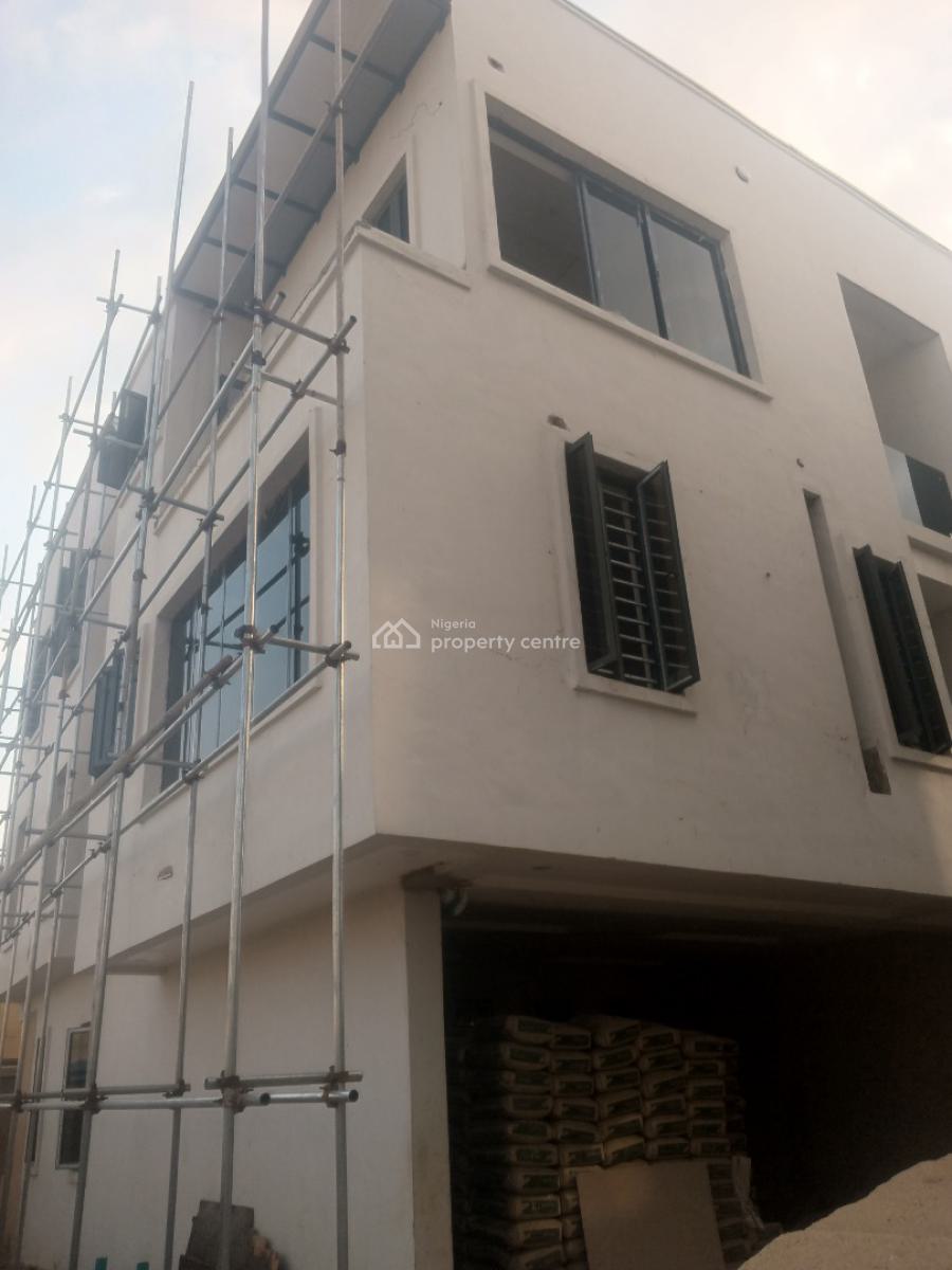 Newly Built Spacious 3 Units of 4 Bedroom Terrace Duplex+ Bq (3cars), Dideolu Estate Off Wempco Road, Ogba, Ikeja, Lagos, Terraced Duplex for Sale
