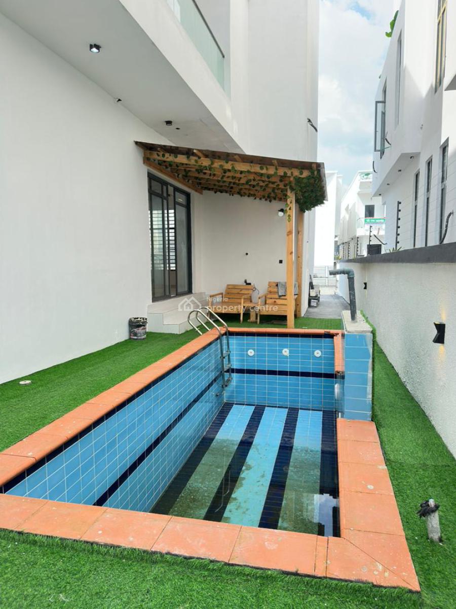 Smart Luxury 5 Bedroom Detached Duplex with a Pool, Cinema, Gym and Bq, Chevron Road, Lekki, Lagos, Detached Duplex for Sale