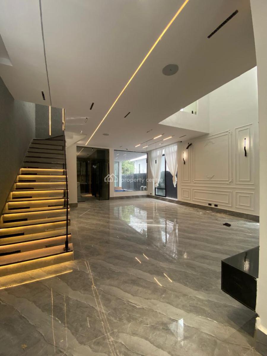 Exquisite 5 Bedroom Detached Duplex with Bq, Pool, Chevron, Lekki Phase 2, Lekki, Lagos, Detached Duplex for Sale