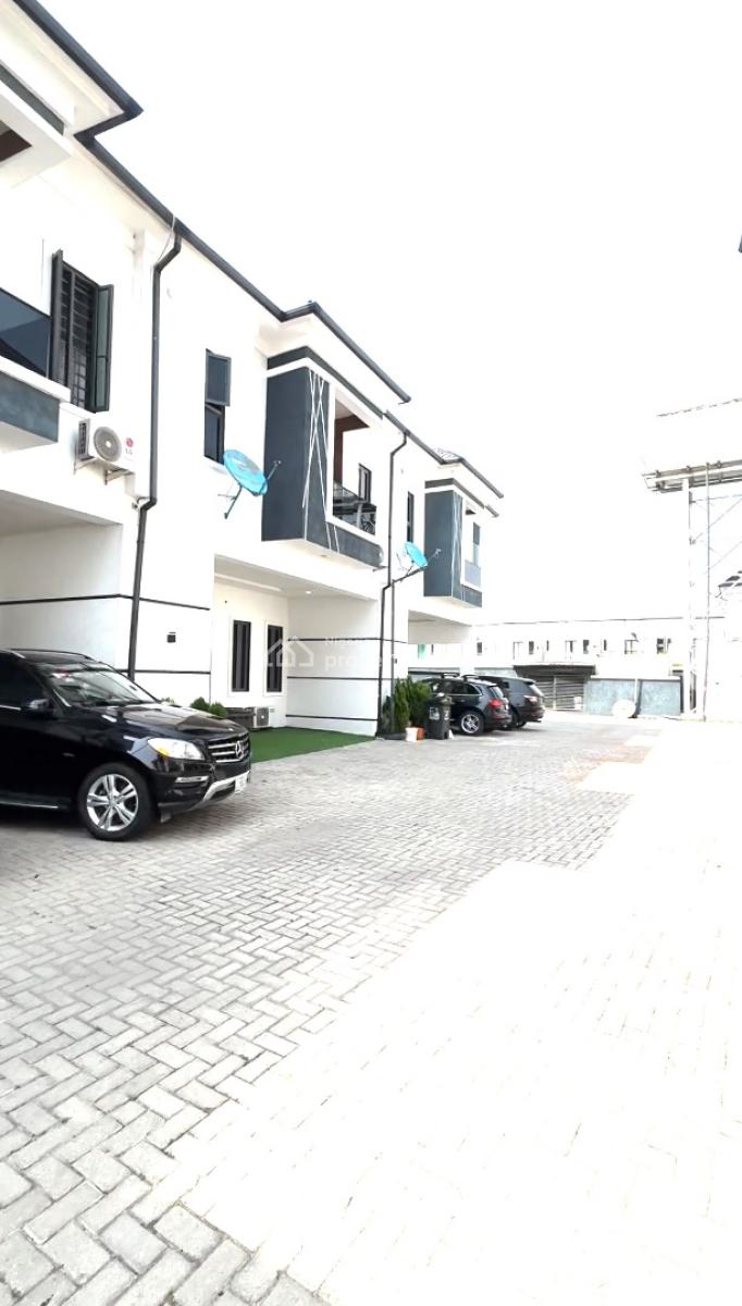 Exquisite 4 Bedroom Terraced Duplex in an Elite Code-access Estate, Before The Orchid Roundabout - By Lekki 2nd Toll Gate, Lekki, Lagos, Terraced Duplex for Rent