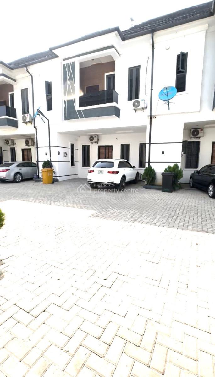 Exquisite 4 Bedroom Terraced Duplex in an Elite Code-access Estate, Before The Orchid Roundabout - By Lekki 2nd Toll Gate, Lekki, Lagos, Terraced Duplex for Rent
