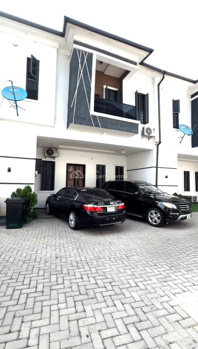 Exquisite 4 Bedroom Terraced Duplex in an Elite Code-access Estate, Before The Orchid Roundabout - By Lekki 2nd Toll Gate, Lekki, Lagos, Terraced Duplex for Rent