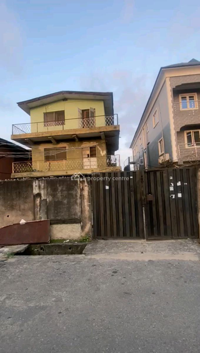 Demolishable Building (6 Units 2 Bedroom Flat) on Dry Land, Alh Jolimoh Boladehimde Street, Ifako, Gbagada, Lagos, Block of Flats for Sale