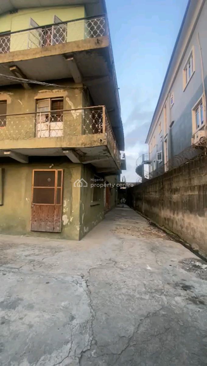 Demolishable Building (6 Units 2 Bedroom Flat) on Dry Land, Alh Jolimoh Boladehimde Street, Ifako, Gbagada, Lagos, Block of Flats for Sale